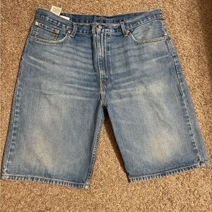 Levi's Light Blue Jean Shorts